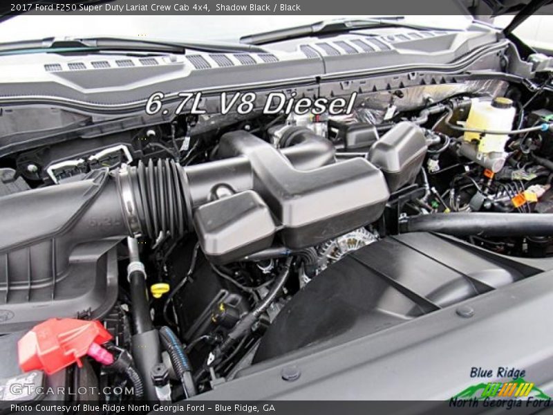 Shadow Black / Black 2017 Ford F250 Super Duty Lariat Crew Cab 4x4