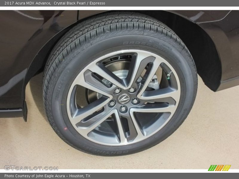 Crystal Black Pearl / Espresso 2017 Acura MDX Advance