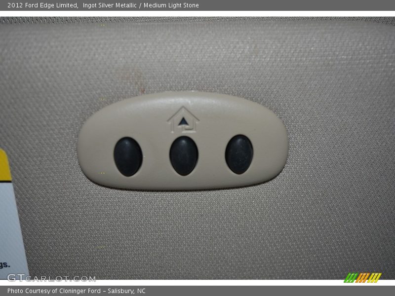 Ingot Silver Metallic / Medium Light Stone 2012 Ford Edge Limited