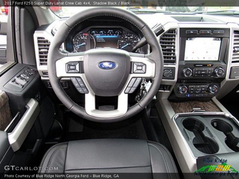 Shadow Black / Black 2017 Ford F250 Super Duty Lariat Crew Cab 4x4
