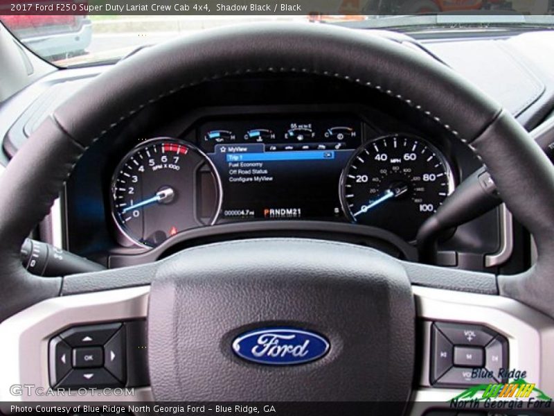 Shadow Black / Black 2017 Ford F250 Super Duty Lariat Crew Cab 4x4
