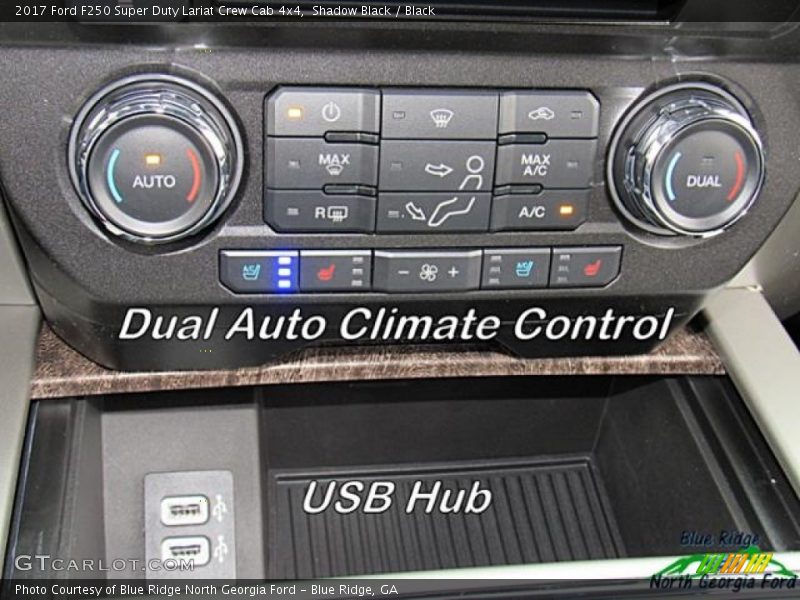 Shadow Black / Black 2017 Ford F250 Super Duty Lariat Crew Cab 4x4