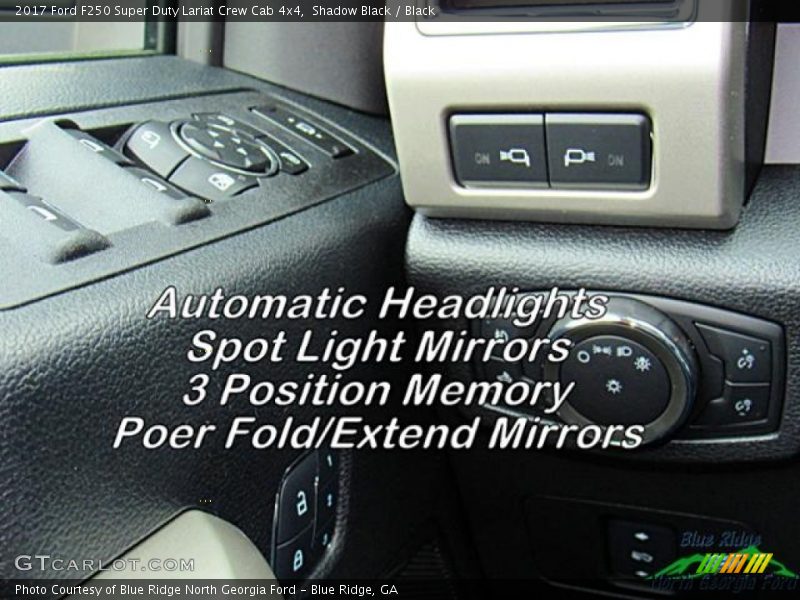 Shadow Black / Black 2017 Ford F250 Super Duty Lariat Crew Cab 4x4
