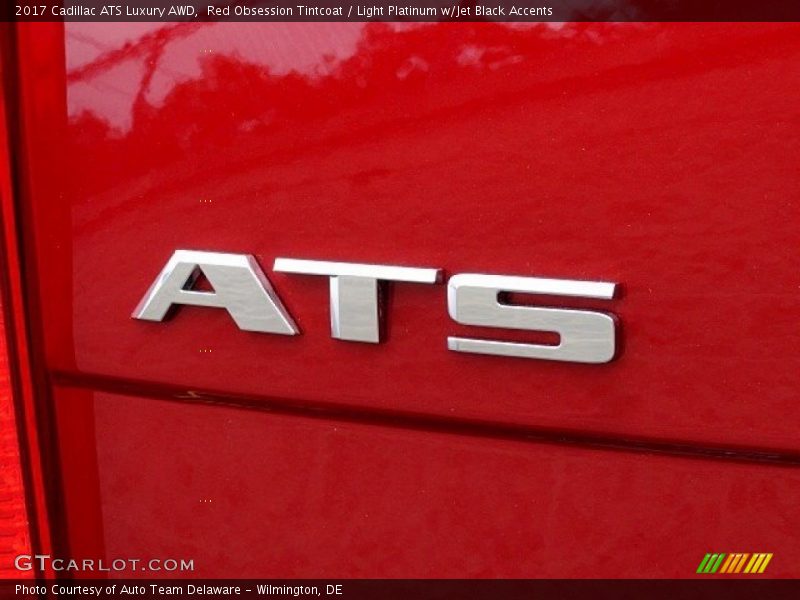 Red Obsession Tintcoat / Light Platinum w/Jet Black Accents 2017 Cadillac ATS Luxury AWD