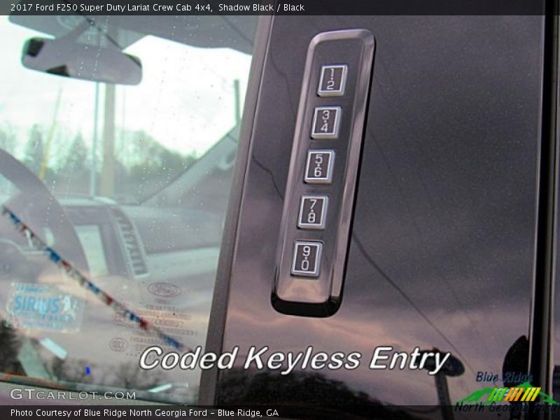 Shadow Black / Black 2017 Ford F250 Super Duty Lariat Crew Cab 4x4