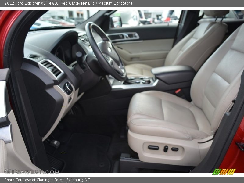 Red Candy Metallic / Medium Light Stone 2012 Ford Explorer XLT 4WD
