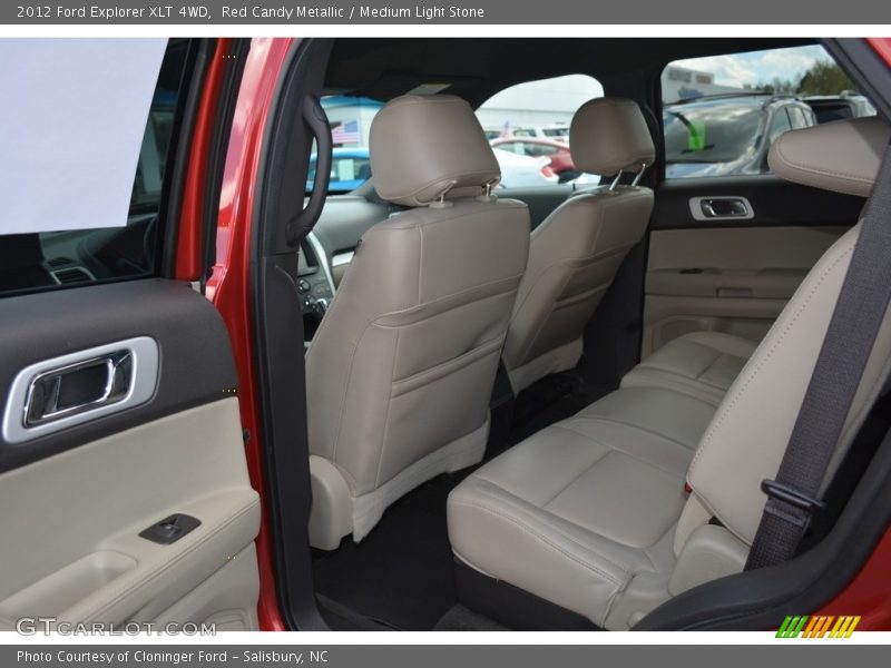 Red Candy Metallic / Medium Light Stone 2012 Ford Explorer XLT 4WD