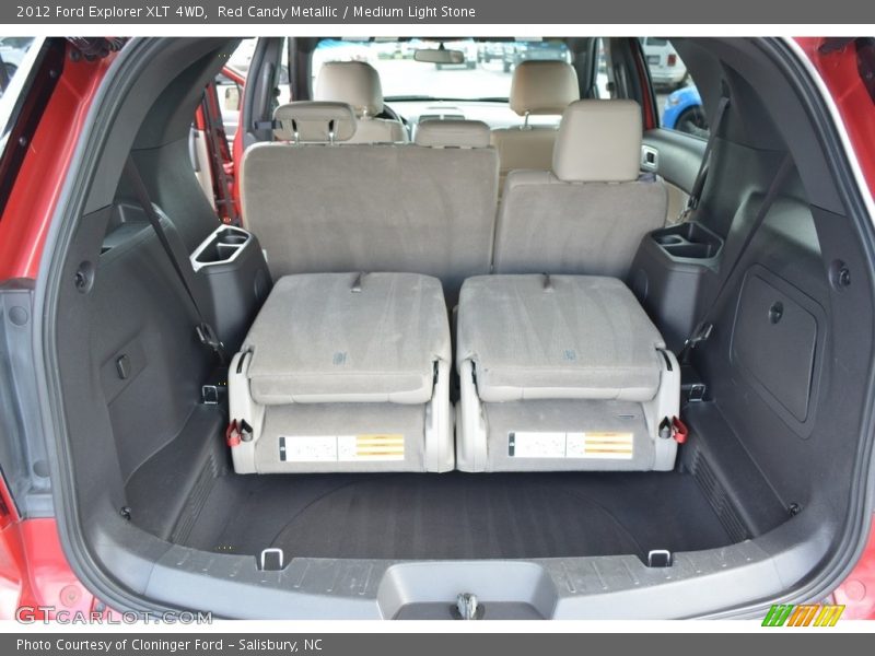 Red Candy Metallic / Medium Light Stone 2012 Ford Explorer XLT 4WD