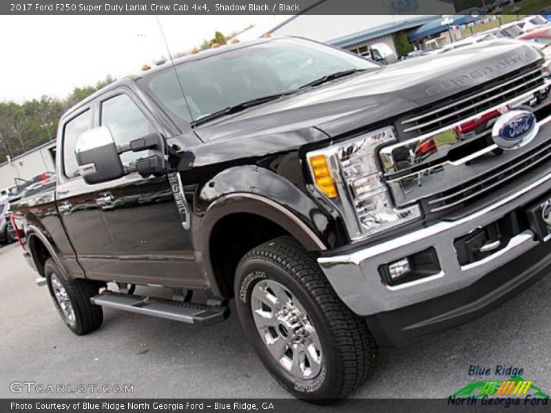 Shadow Black / Black 2017 Ford F250 Super Duty Lariat Crew Cab 4x4