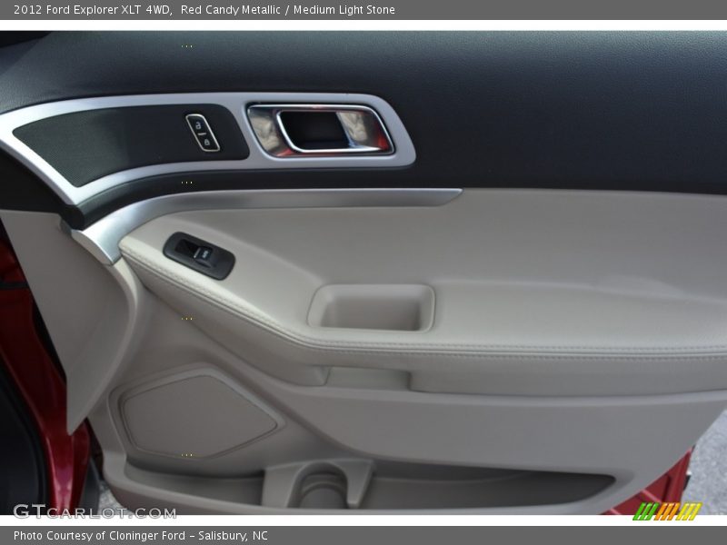Red Candy Metallic / Medium Light Stone 2012 Ford Explorer XLT 4WD