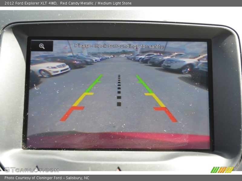 Red Candy Metallic / Medium Light Stone 2012 Ford Explorer XLT 4WD