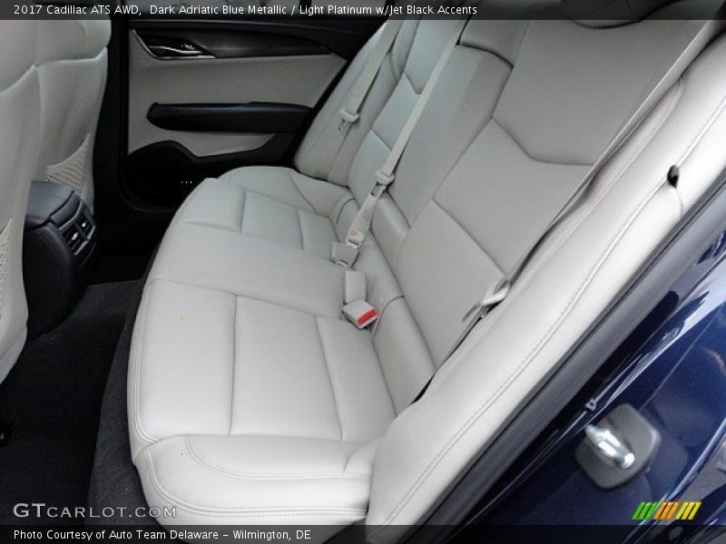 Dark Adriatic Blue Metallic / Light Platinum w/Jet Black Accents 2017 Cadillac ATS AWD