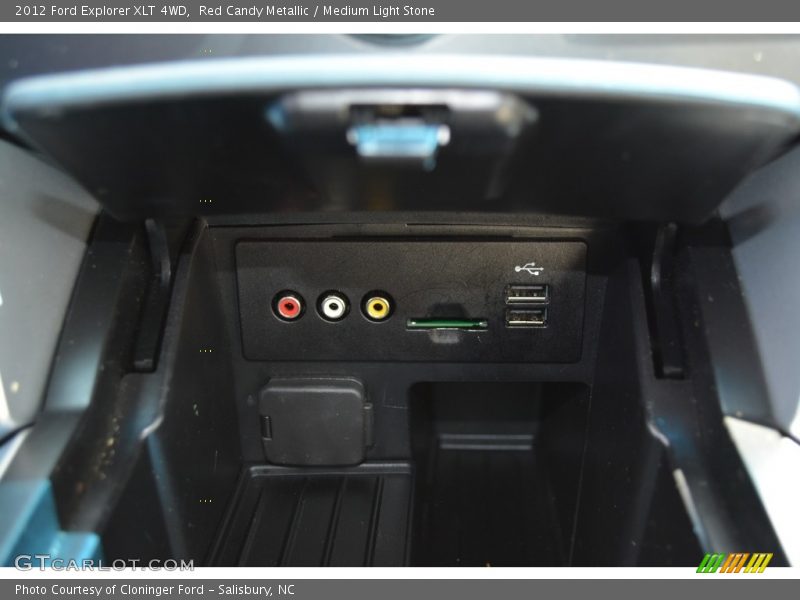 Red Candy Metallic / Medium Light Stone 2012 Ford Explorer XLT 4WD