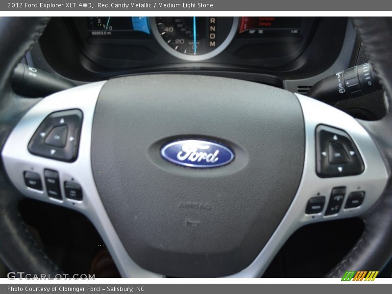 Red Candy Metallic / Medium Light Stone 2012 Ford Explorer XLT 4WD