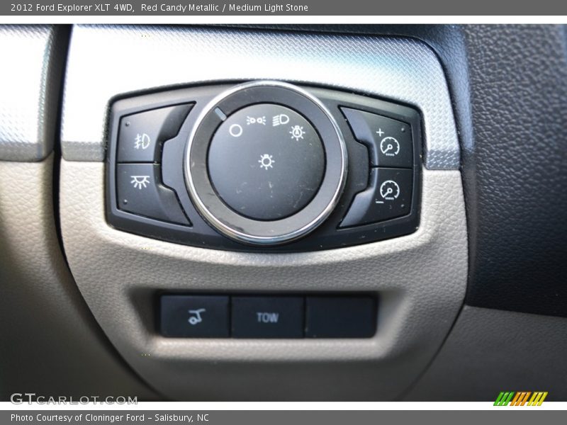 Red Candy Metallic / Medium Light Stone 2012 Ford Explorer XLT 4WD