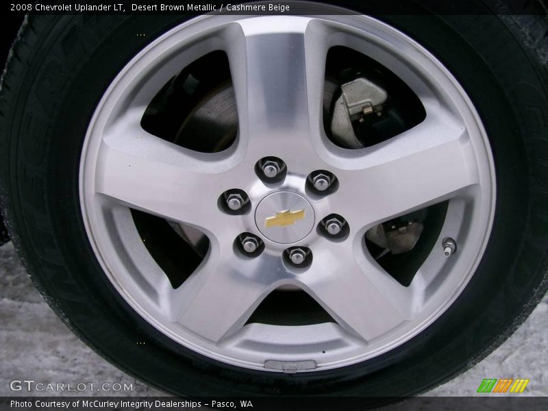 Desert Brown Metallic / Cashmere Beige 2008 Chevrolet Uplander LT