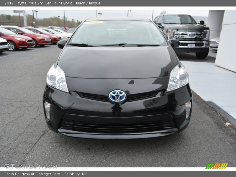 Black / Bisque 2012 Toyota Prius 3rd Gen Four Hybrid