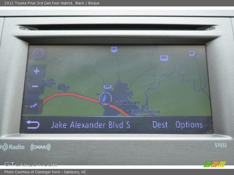 Black / Bisque 2012 Toyota Prius 3rd Gen Four Hybrid