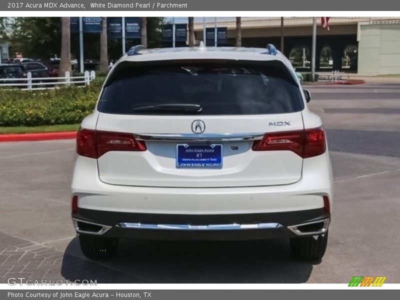 White Diamond Pearl / Parchment 2017 Acura MDX Advance