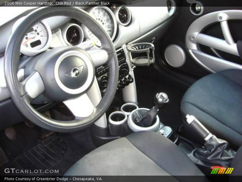 Chili Red / Black/Panther Black 2006 Mini Cooper Hardtop