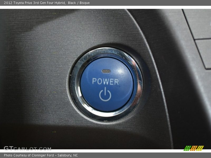 Black / Bisque 2012 Toyota Prius 3rd Gen Four Hybrid