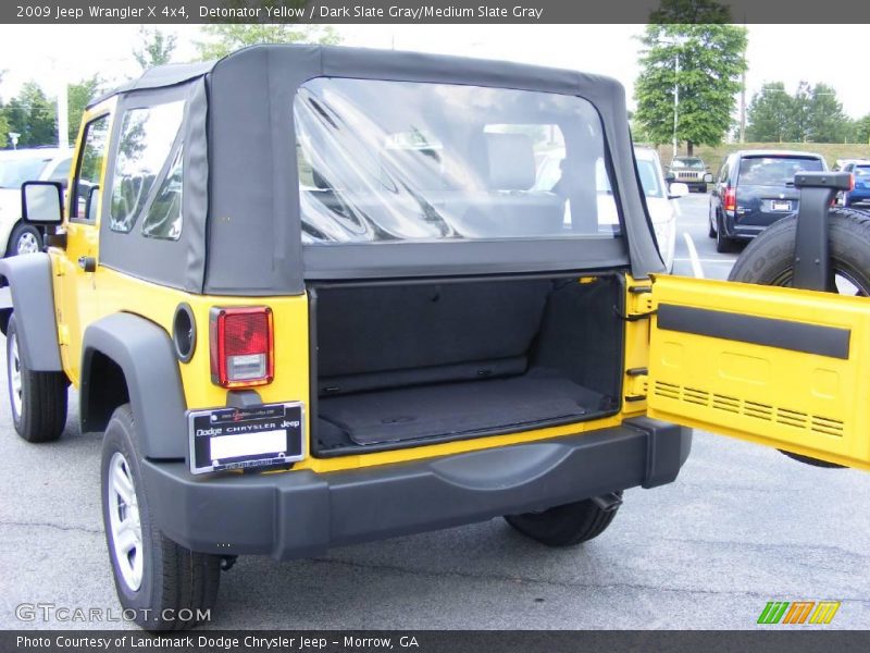 Detonator Yellow / Dark Slate Gray/Medium Slate Gray 2009 Jeep Wrangler X 4x4