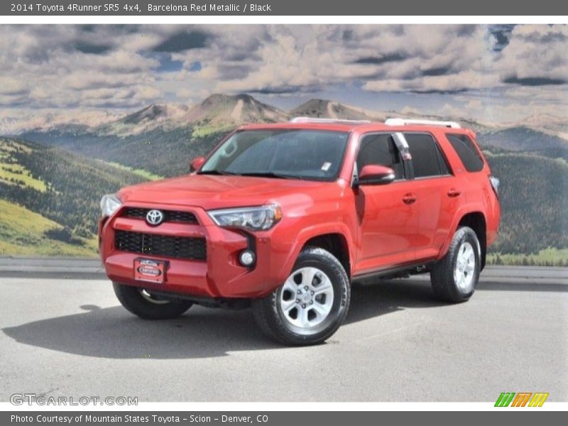 Barcelona Red Metallic / Black 2014 Toyota 4Runner SR5 4x4