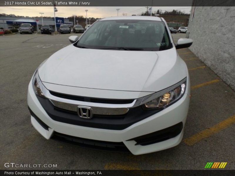 Taffeta White / Ivory 2017 Honda Civic LX Sedan