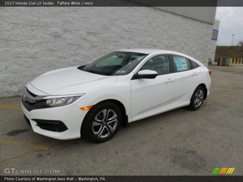 Taffeta White / Ivory 2017 Honda Civic LX Sedan