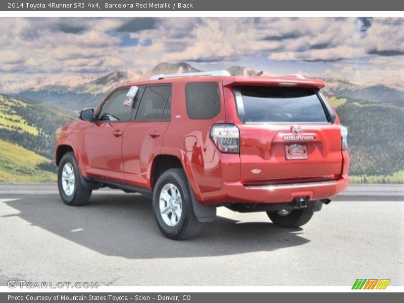 Barcelona Red Metallic / Black 2014 Toyota 4Runner SR5 4x4