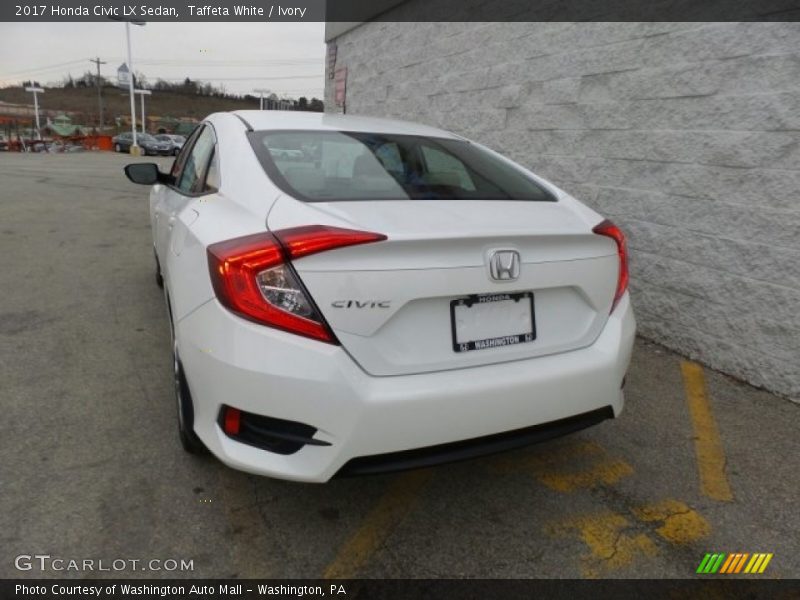 Taffeta White / Ivory 2017 Honda Civic LX Sedan