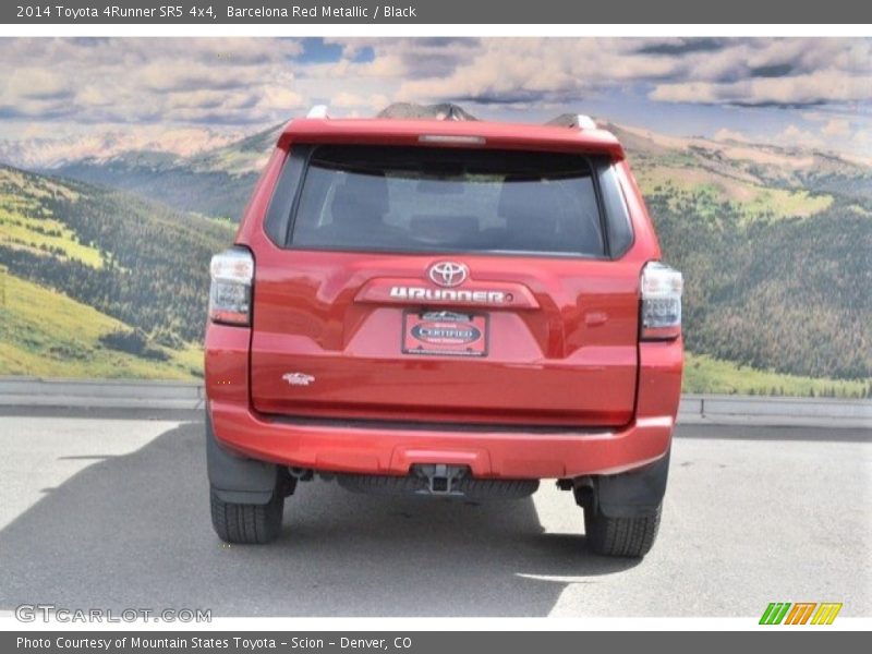 Barcelona Red Metallic / Black 2014 Toyota 4Runner SR5 4x4
