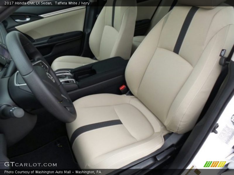 Taffeta White / Ivory 2017 Honda Civic LX Sedan