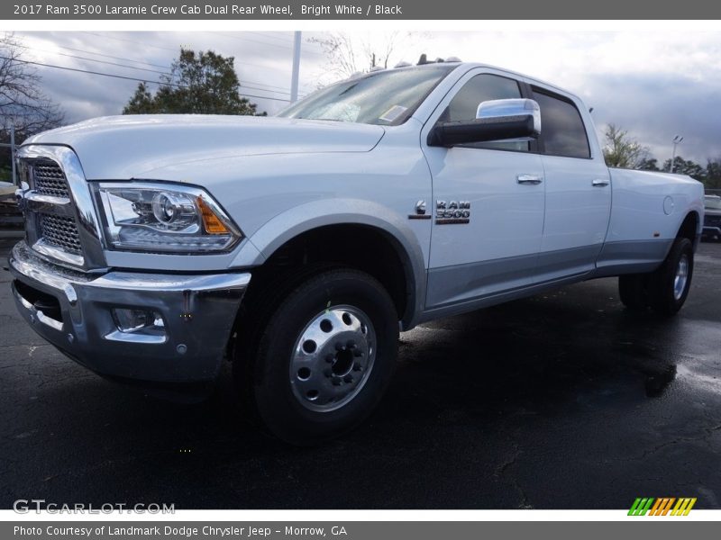 Front 3/4 View of 2017 3500 Laramie Crew Cab Dual Rear Wheel