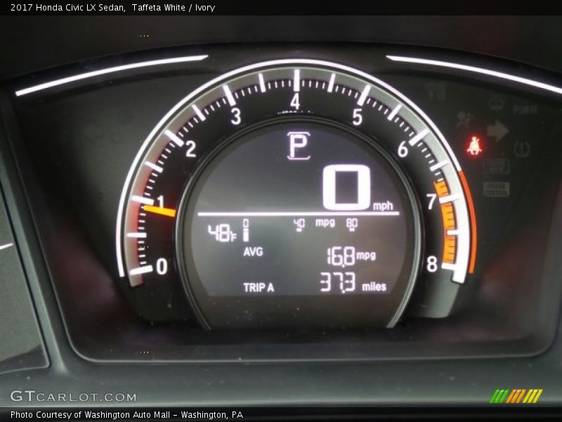 Taffeta White / Ivory 2017 Honda Civic LX Sedan