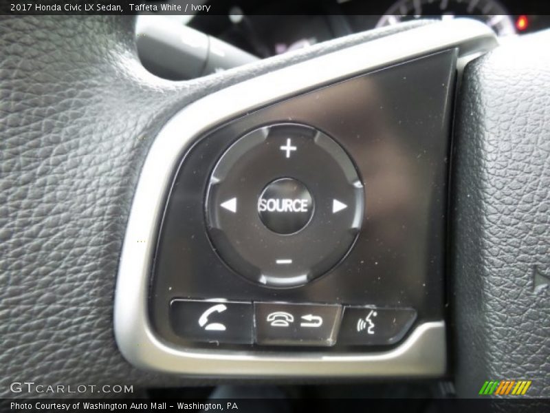 Taffeta White / Ivory 2017 Honda Civic LX Sedan