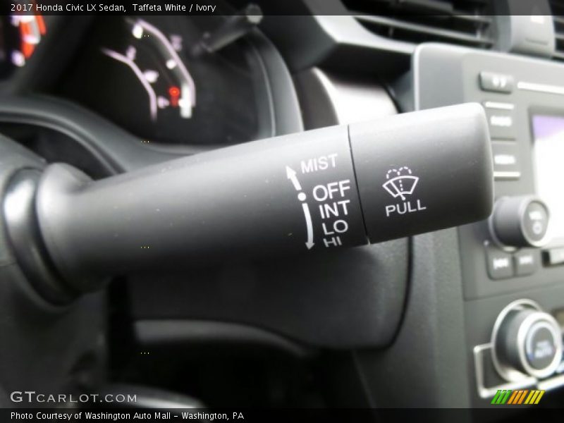 Taffeta White / Ivory 2017 Honda Civic LX Sedan