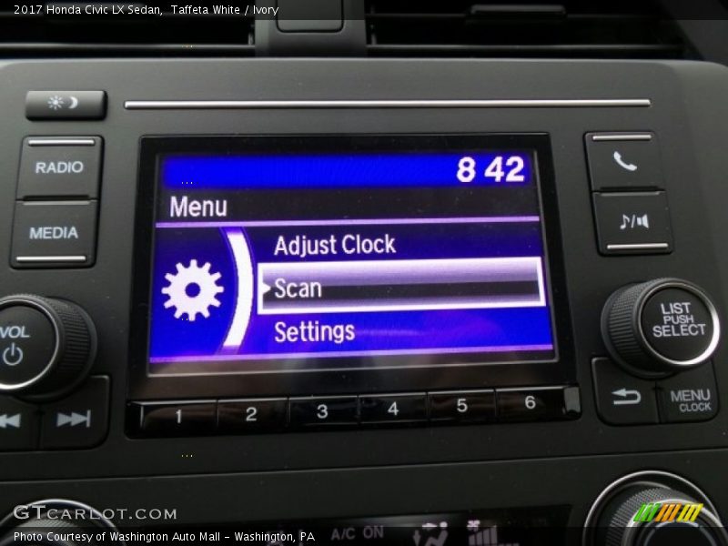 Taffeta White / Ivory 2017 Honda Civic LX Sedan