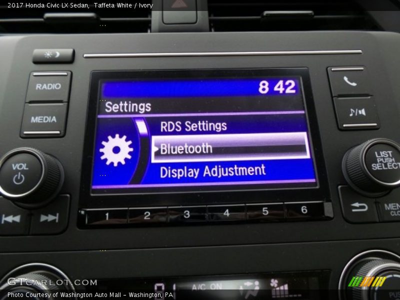 Taffeta White / Ivory 2017 Honda Civic LX Sedan