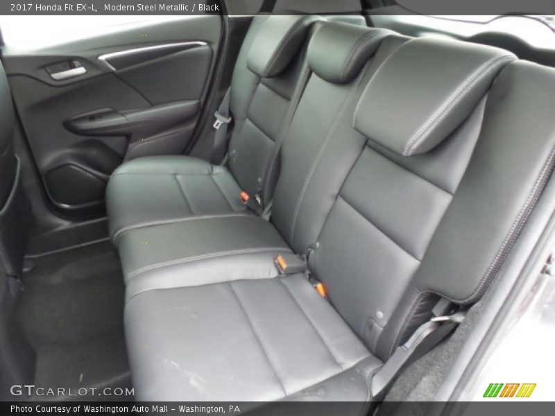 Modern Steel Metallic / Black 2017 Honda Fit EX-L