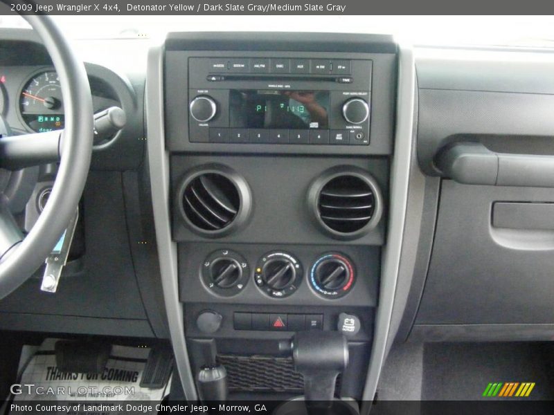 Detonator Yellow / Dark Slate Gray/Medium Slate Gray 2009 Jeep Wrangler X 4x4
