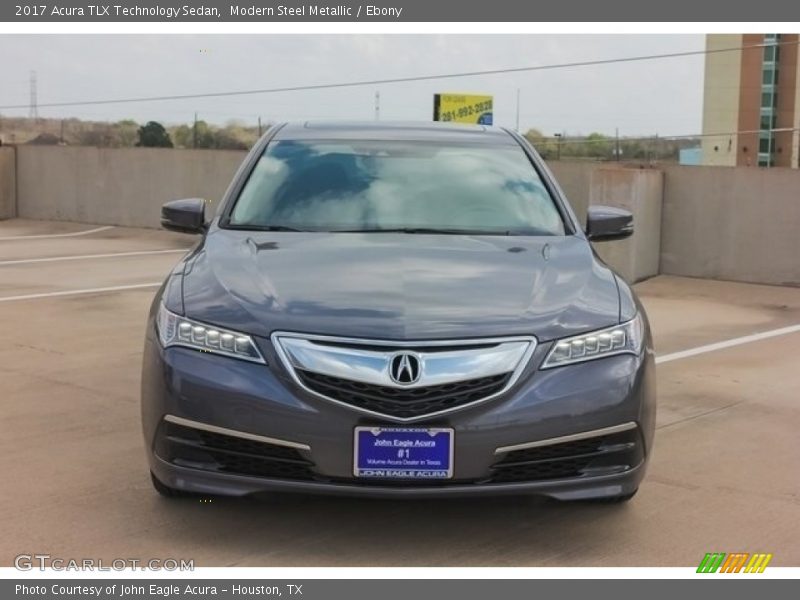 Modern Steel Metallic / Ebony 2017 Acura TLX Technology Sedan