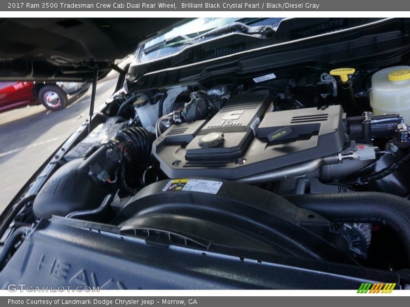 Brilliant Black Crystal Pearl / Black/Diesel Gray 2017 Ram 3500 Tradesman Crew Cab Dual Rear Wheel