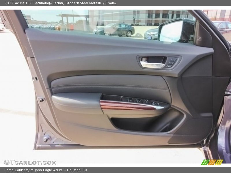 Modern Steel Metallic / Ebony 2017 Acura TLX Technology Sedan