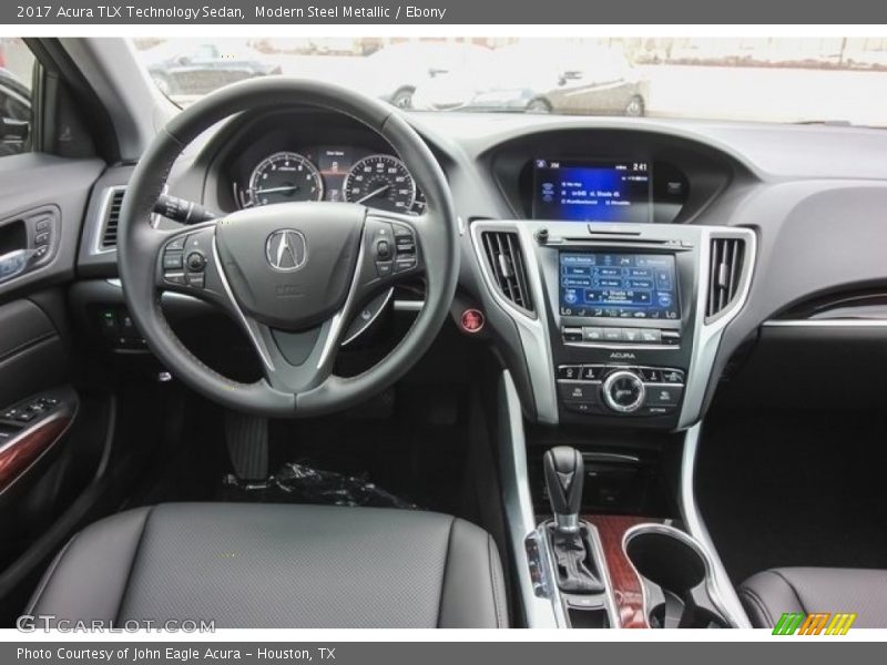 Modern Steel Metallic / Ebony 2017 Acura TLX Technology Sedan