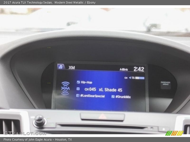 Modern Steel Metallic / Ebony 2017 Acura TLX Technology Sedan