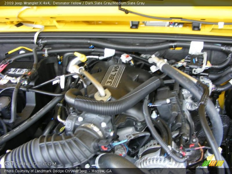 Detonator Yellow / Dark Slate Gray/Medium Slate Gray 2009 Jeep Wrangler X 4x4