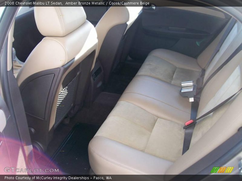 Amber Bronze Metallic / Cocoa/Cashmere Beige 2008 Chevrolet Malibu LT Sedan