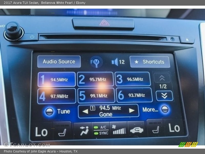 Bellanova White Pearl / Ebony 2017 Acura TLX Sedan