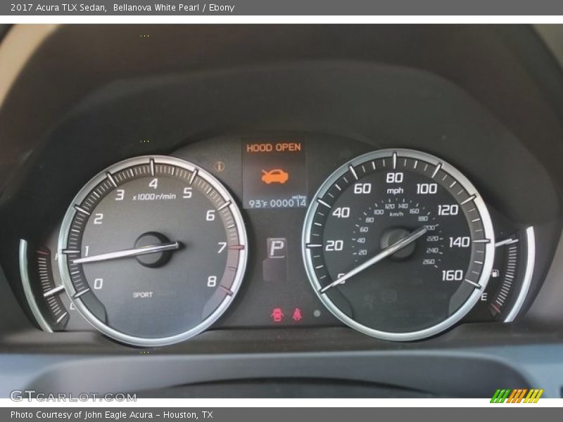Bellanova White Pearl / Ebony 2017 Acura TLX Sedan